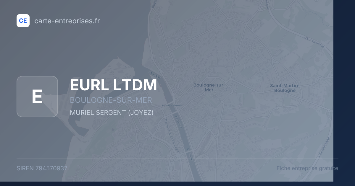 EURL LTDM — 794570937 — fiche entreprise
