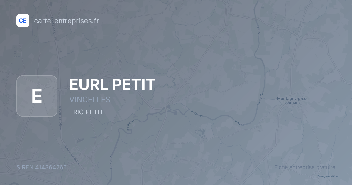 EURL PETIT — 414364265 — fiche entreprise