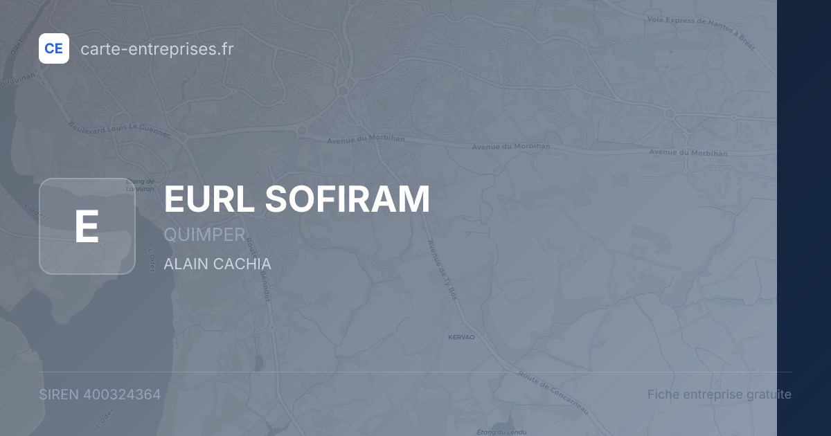 EURL SOFIRAM — 400324364 — fiche entreprise