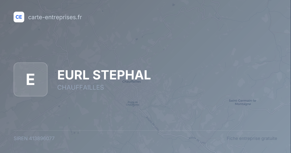 EURL STEPHAL — 413896077 — fiche entreprise