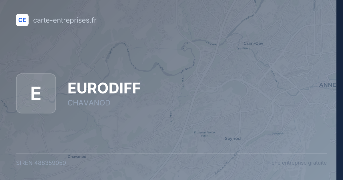 EURODIFF — 488359050 — fiche entreprise