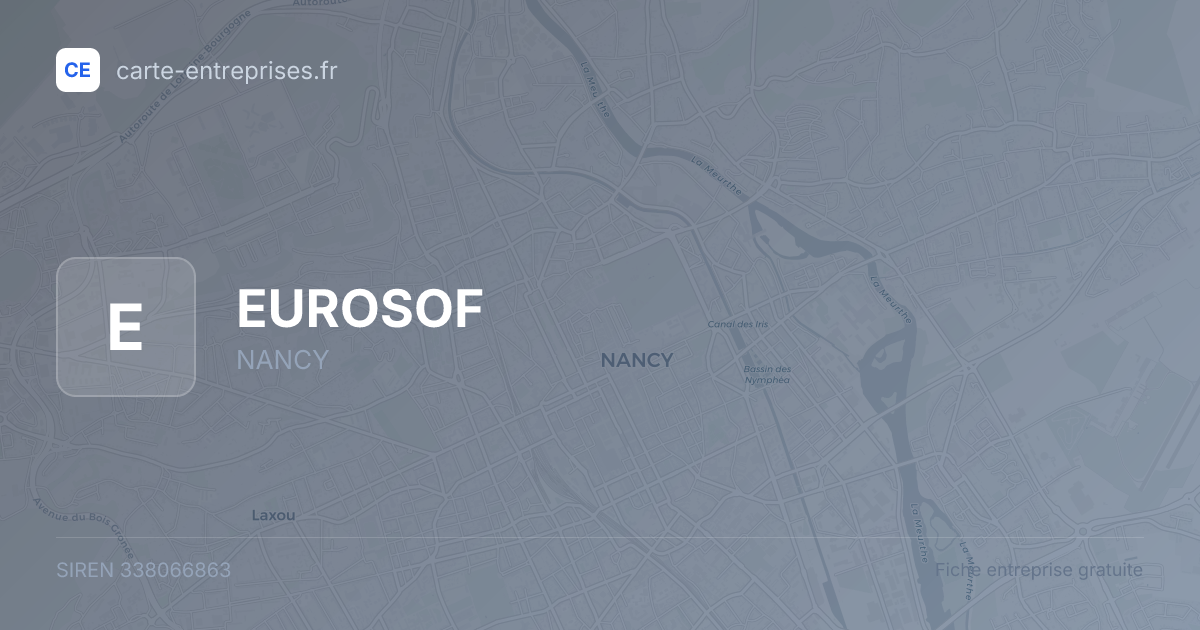EUROSOF — 338066863 — fiche entreprise