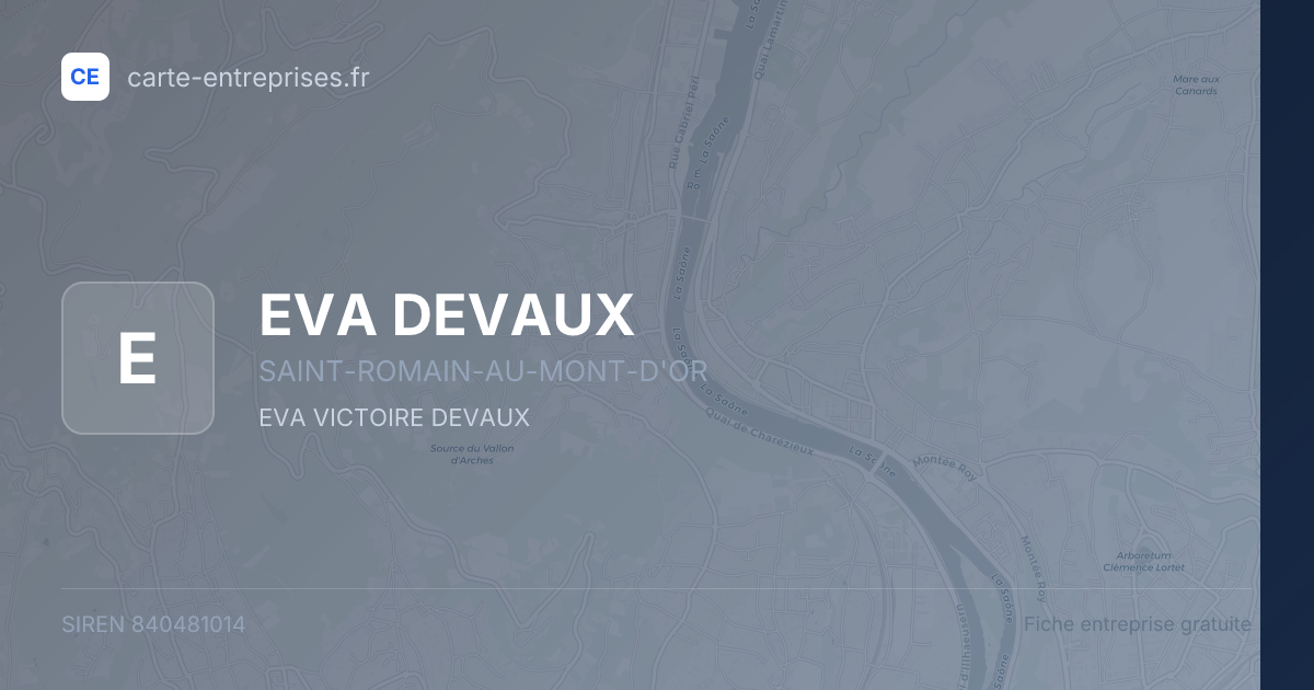 EVA DEVAUX — 840481014 — fiche entreprise