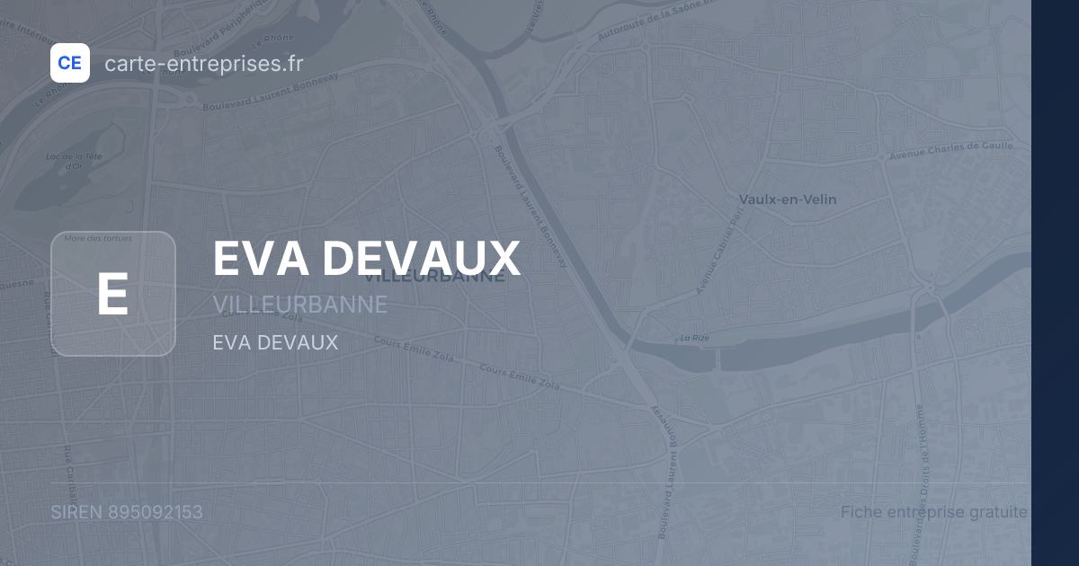 EVA DEVAUX — 895092153 — fiche entreprise