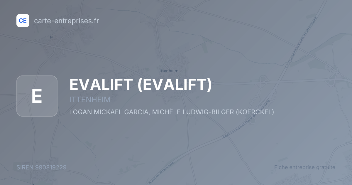 EVALIFT — 990819229 — fiche entreprise