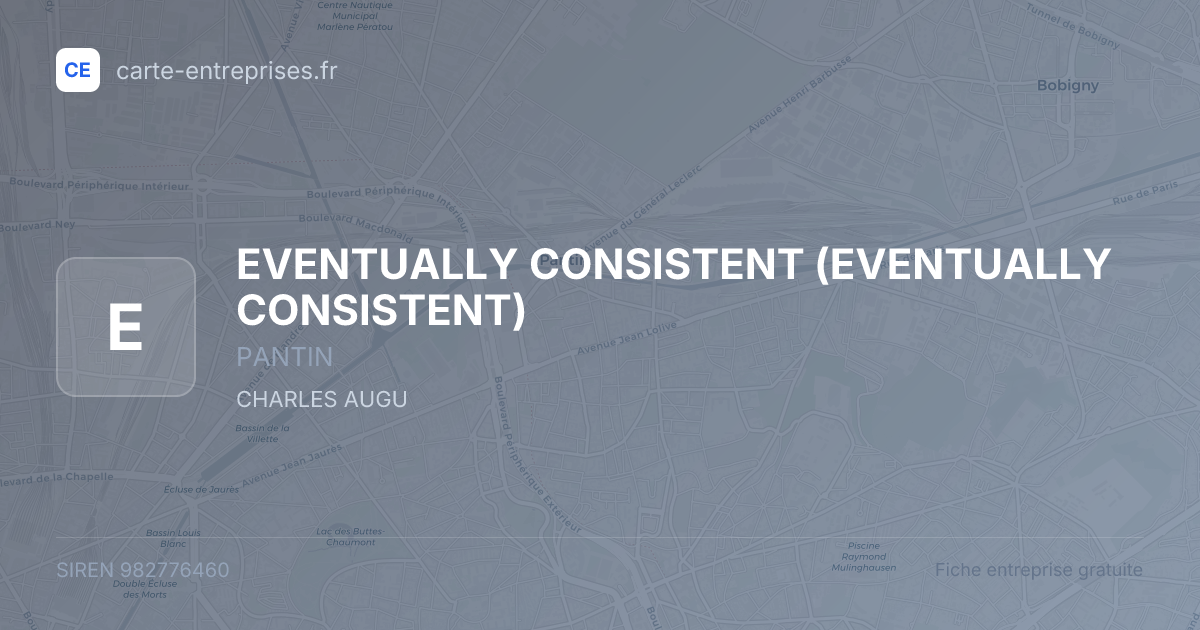 EVENTUALLY CONSISTENT — 982776460 — fiche entreprise