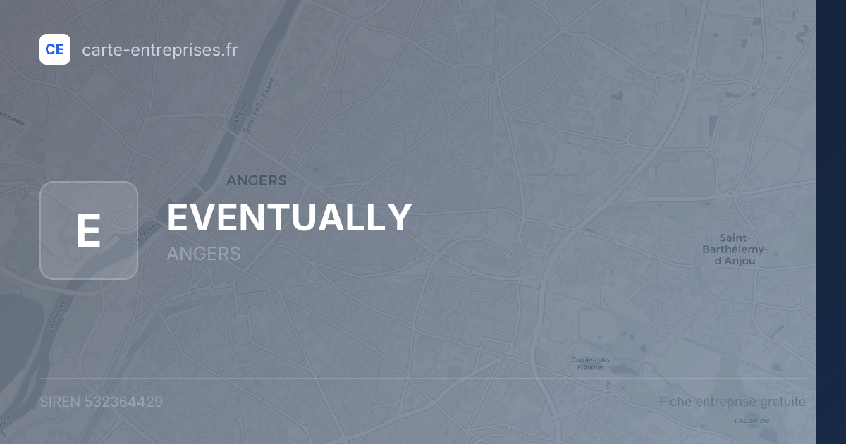 EVENTUALLY — 532364429 — fiche entreprise