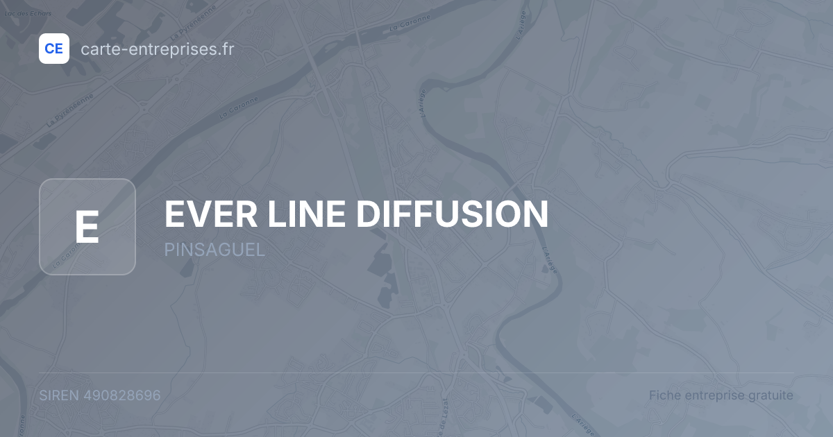 EVER LINE DIFFUSION — 490828696 — fiche entreprise