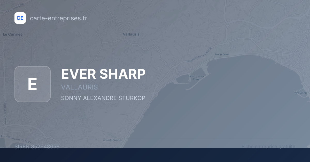 EVER SHARP — 852648658 — fiche entreprise