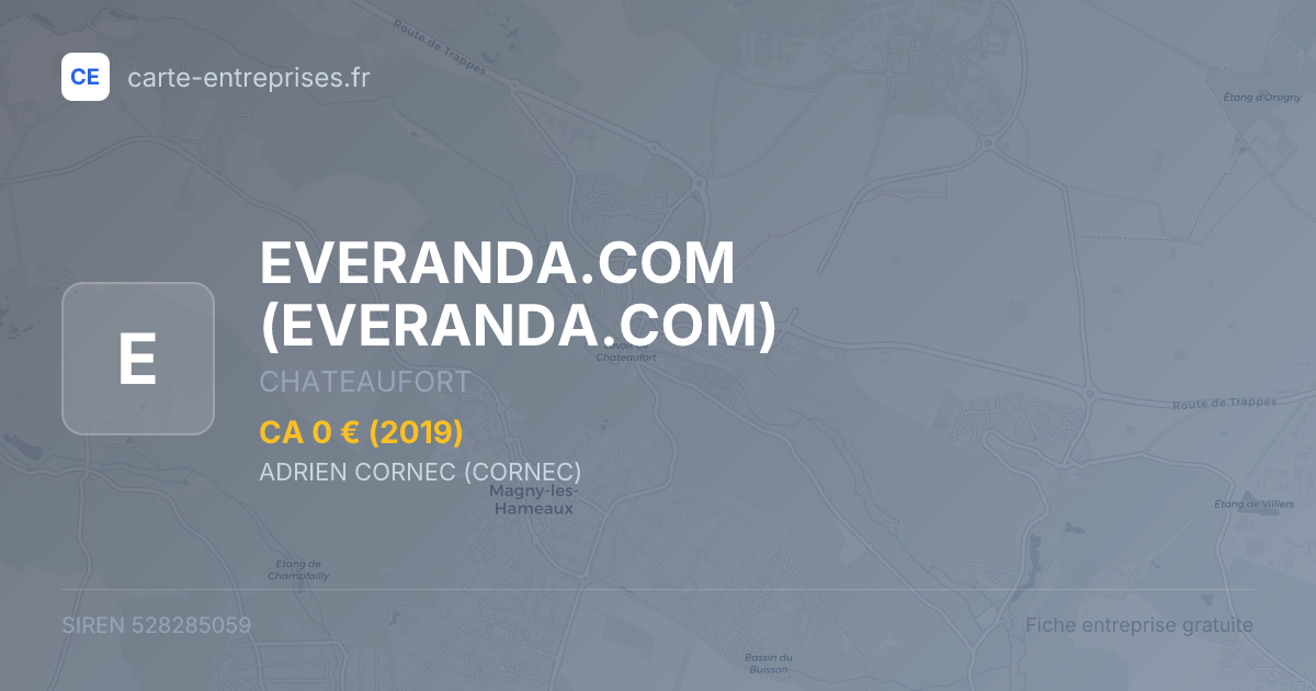 EVERANDA.COM — 528285059 — fiche entreprise
