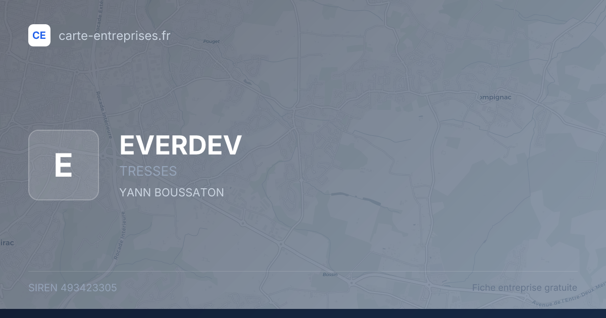 EVERDEV — 493423305 — fiche entreprise