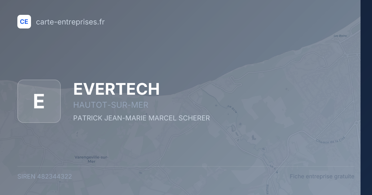 EVERTECH — 482344322 — fiche entreprise