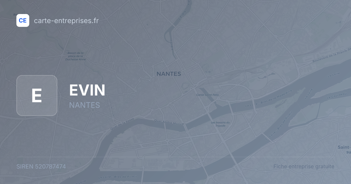 EVIN — 520787474 — fiche entreprise