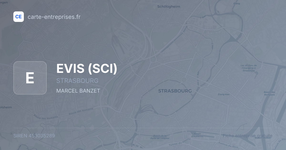 EVIS (SCI) — 453035289 — fiche entreprise