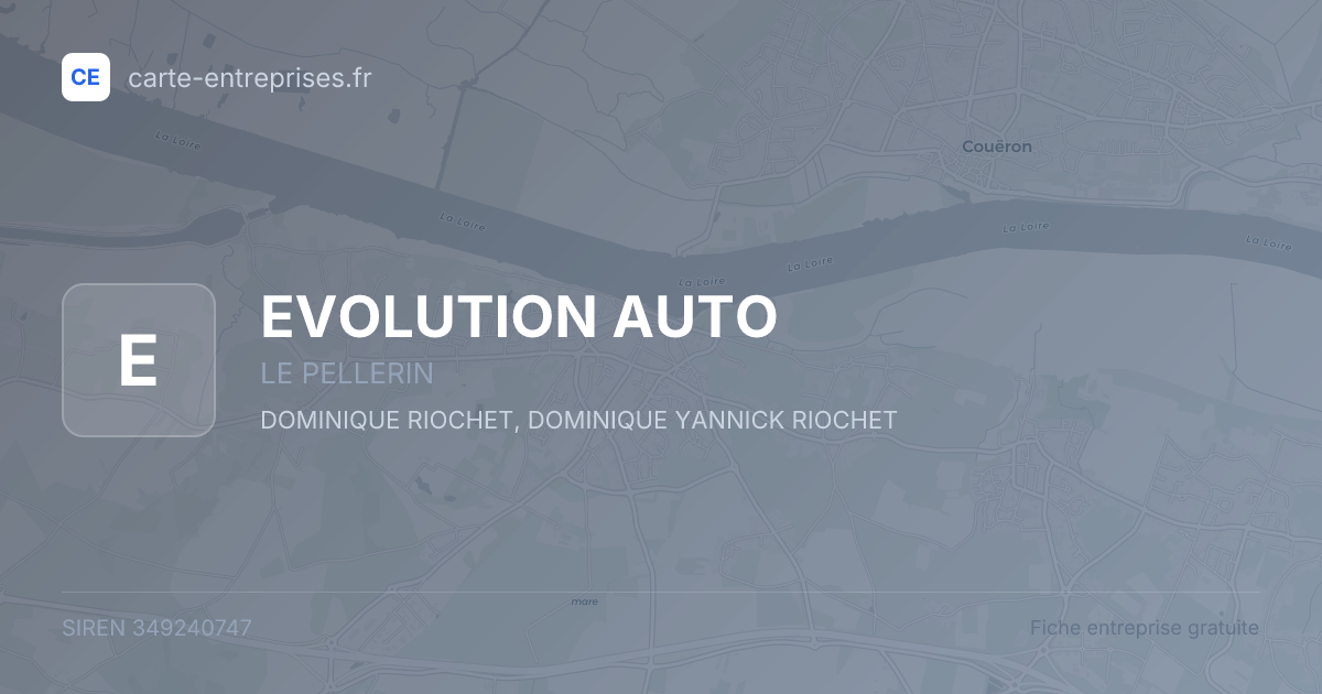 EVOLUTION AUTO — 349240747 — fiche entreprise