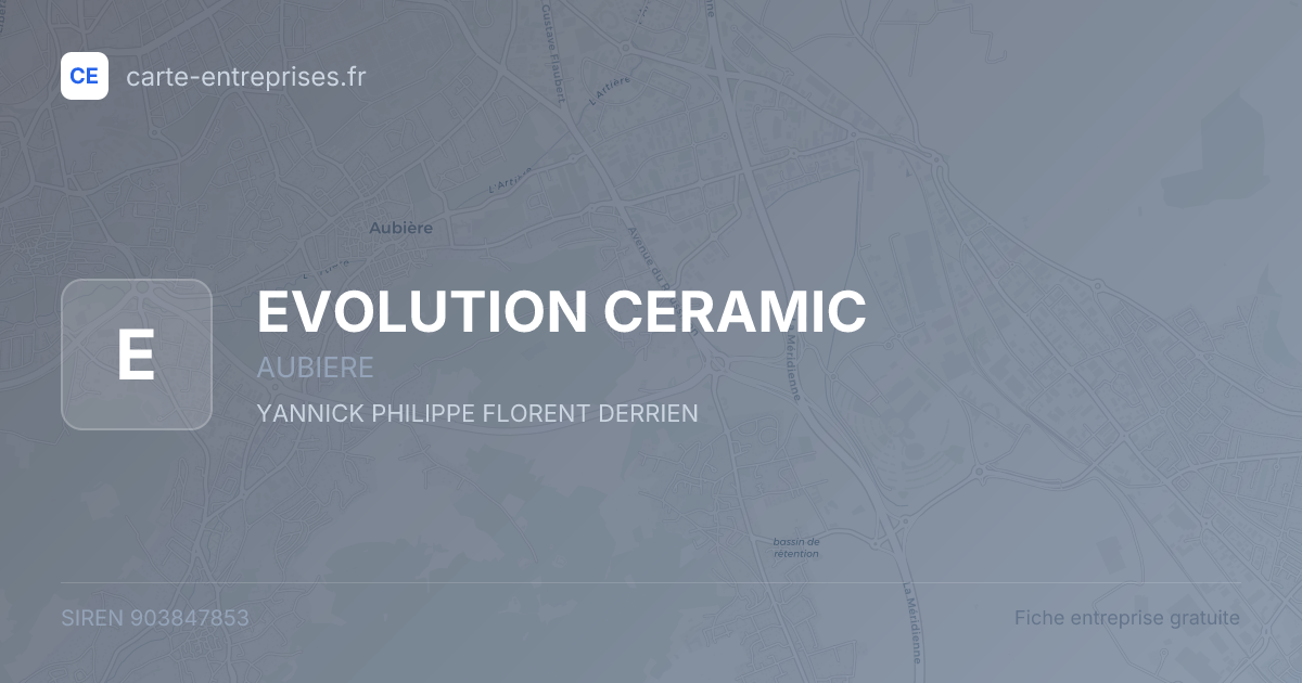 EVOLUTION CERAMIC — 903847853 — fiche entreprise