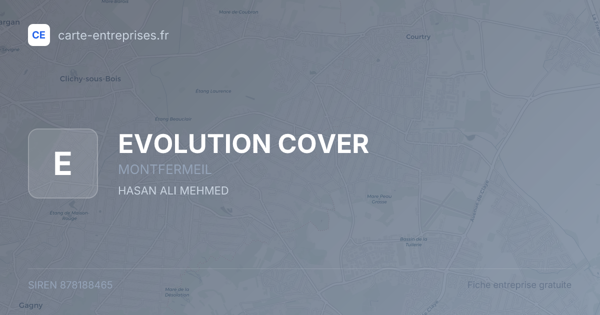 EVOLUTION COVER — 878188465 — fiche entreprise