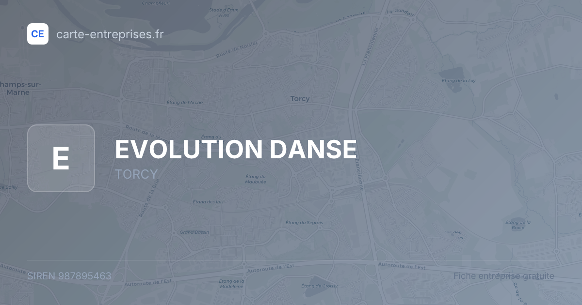 EVOLUTION DANSE — 987895463 — fiche entreprise