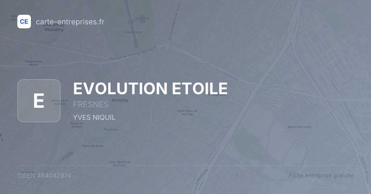 EVOLUTION ETOILE — 484042874 — fiche entreprise