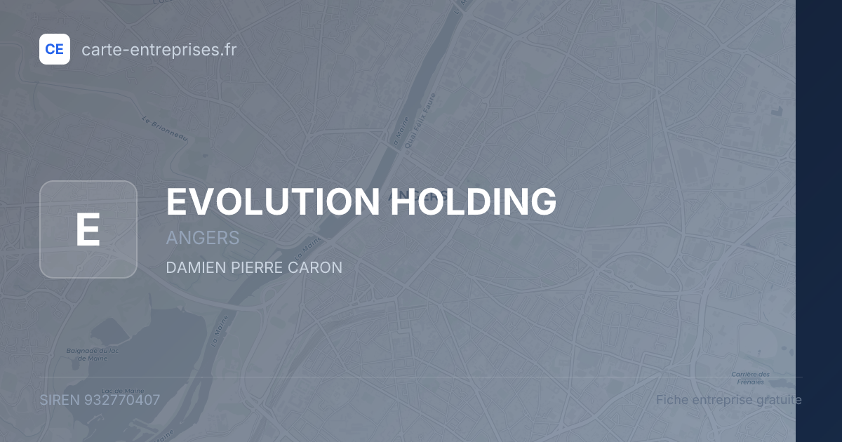 EVOLUTION HOLDING — 932770407 — fiche entreprise