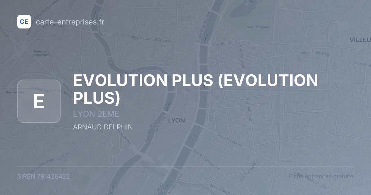 EVOLUTION PLUS — 791426422 — fiche entreprise