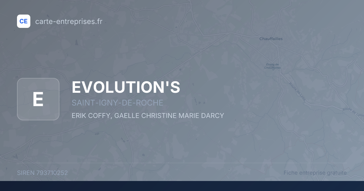 EVOLUTION'S — 793710252 — fiche entreprise