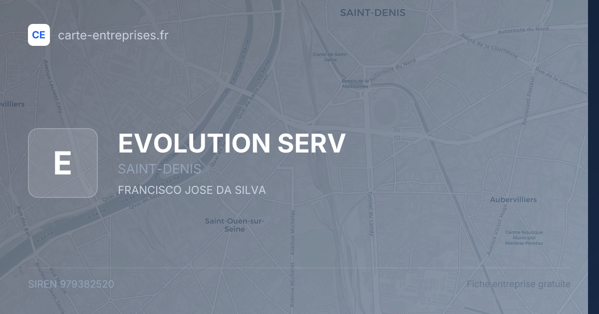 EVOLUTION SERV — 979382520 — fiche entreprise
