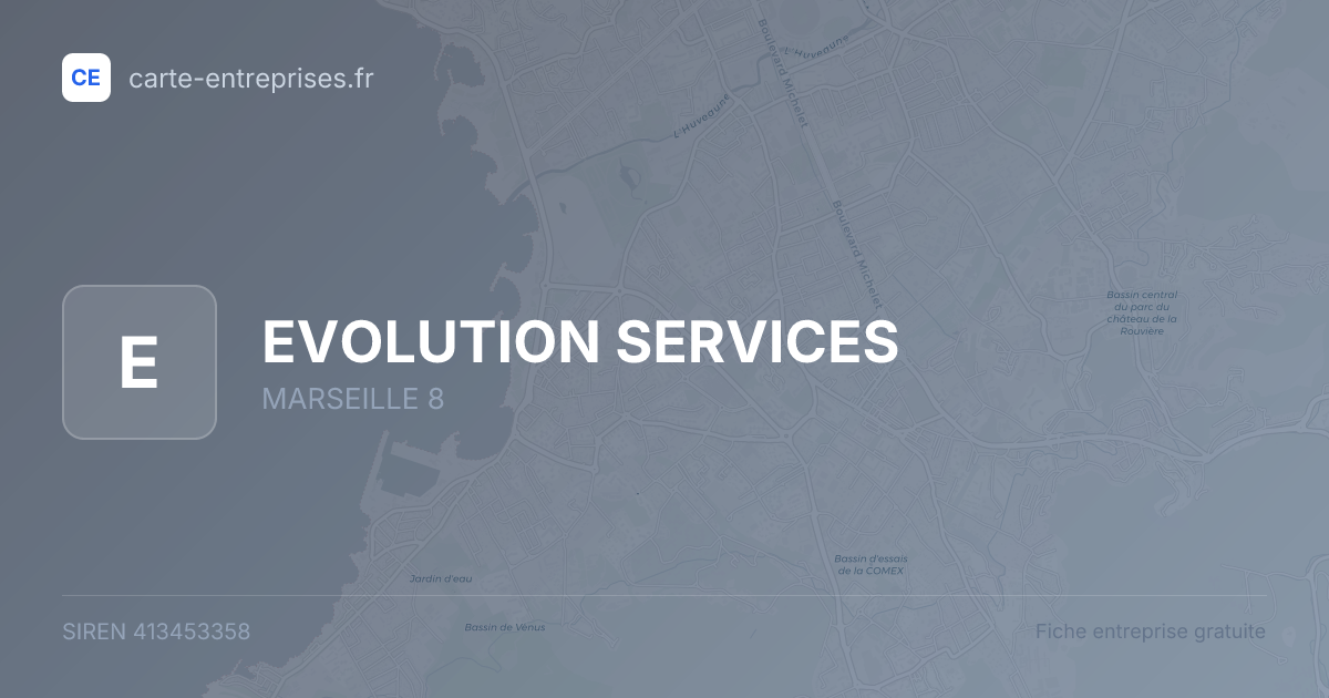 EVOLUTION SERVICES — 413453358 — fiche entreprise