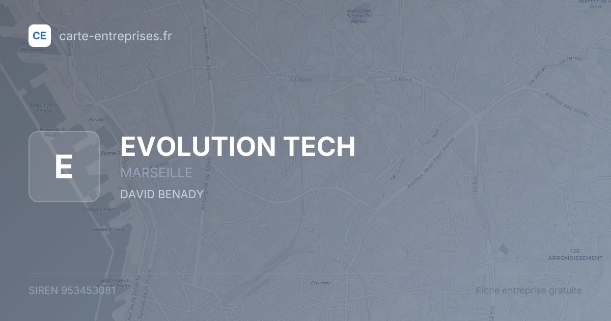 EVOLUTION TECH — 953453081 — fiche entreprise