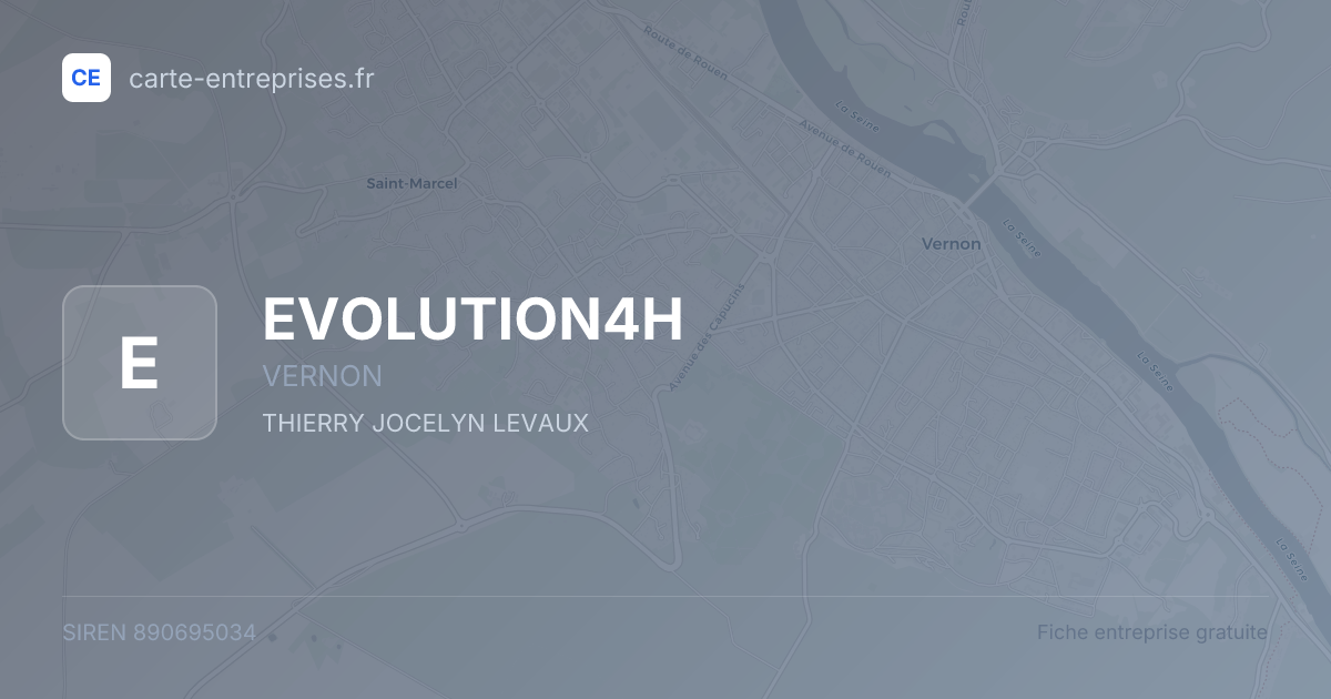 EVOLUTION4H — 890695034 — fiche entreprise