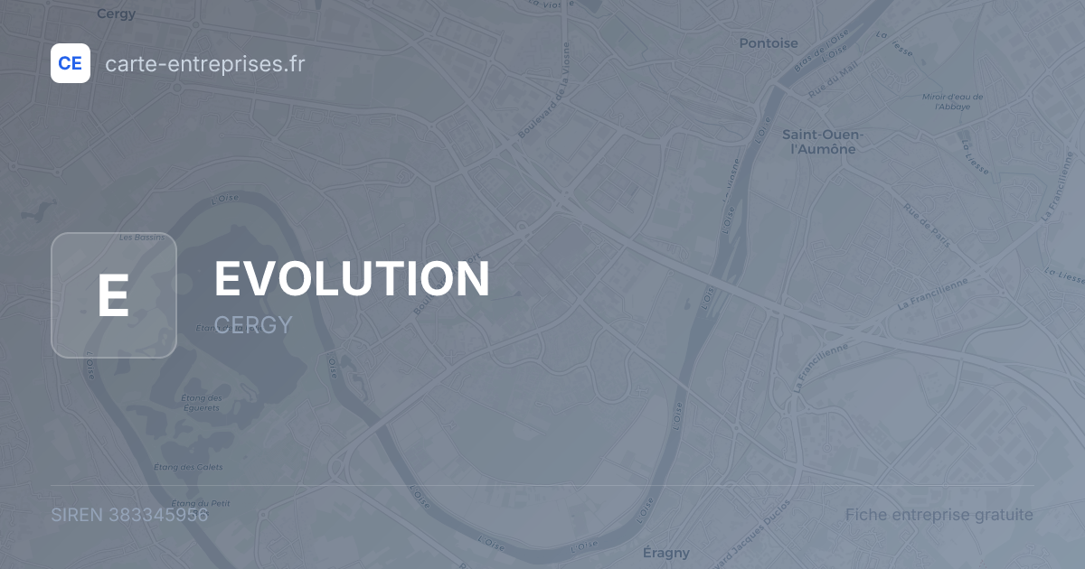 EVOLUTION — 383345956 — fiche entreprise