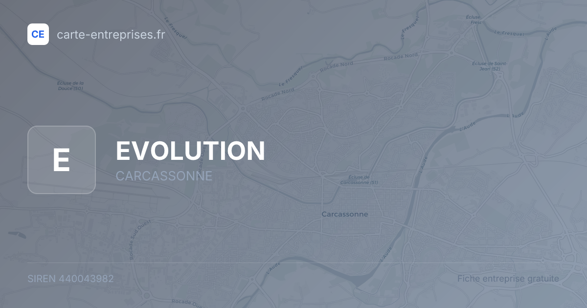 EVOLUTION — 440043982 — fiche entreprise