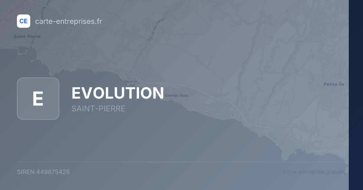 EVOLUTION — 449875426 — fiche entreprise