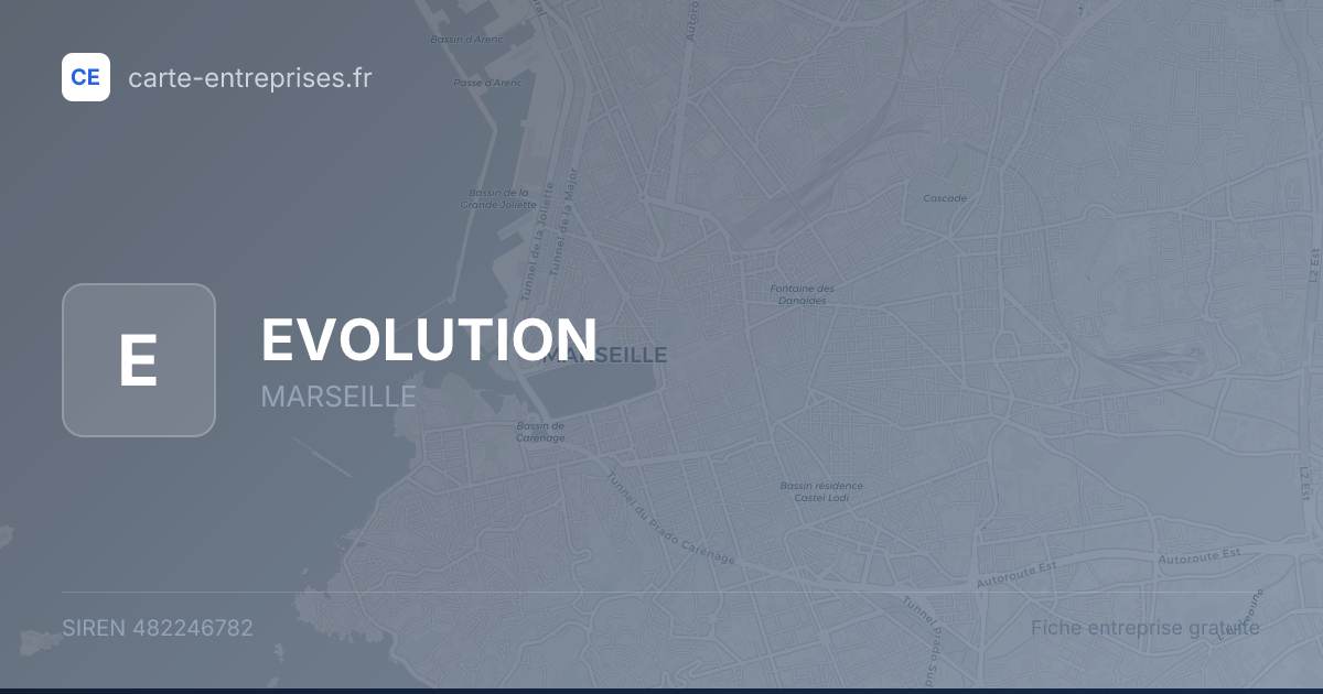 EVOLUTION — 482246782 — fiche entreprise