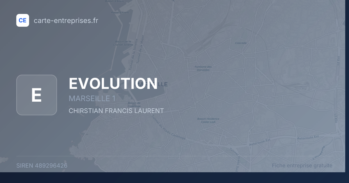 EVOLUTION — 489296426 — fiche entreprise