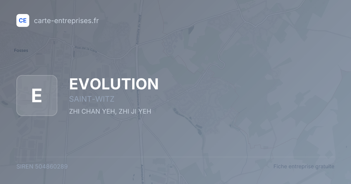 EVOLUTION — 504860289 — fiche entreprise