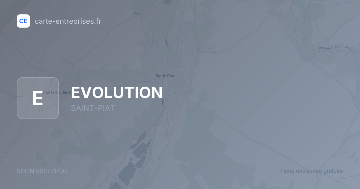 EVOLUTION — 508731403 — fiche entreprise