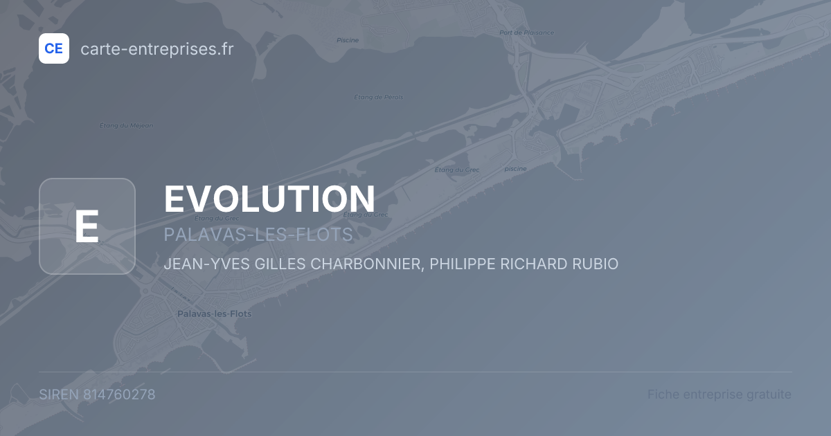 EVOLUTION — 814760278 — fiche entreprise