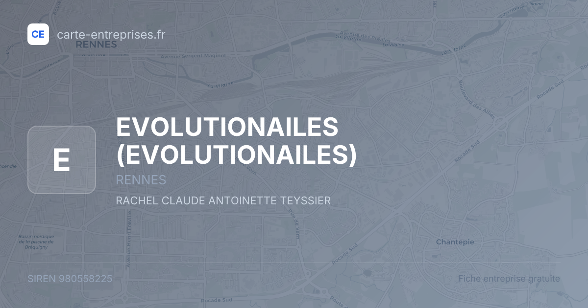 EVOLUTIONAILES — 980558225 — fiche entreprise