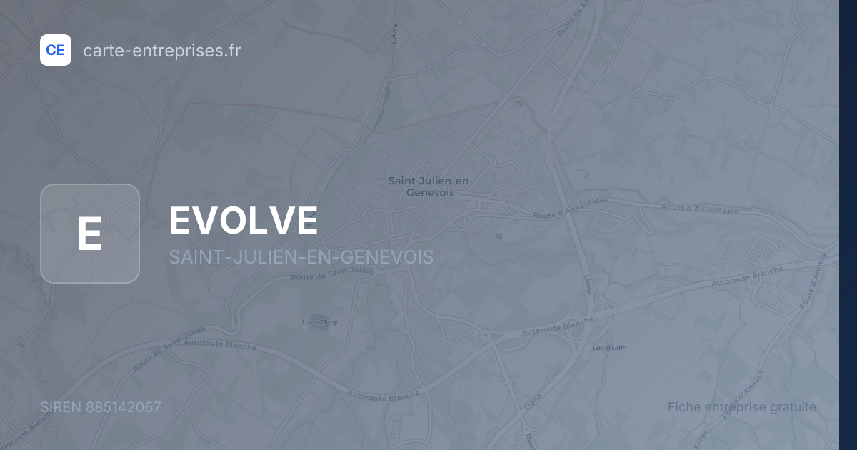 EVOLVE — 885142067 — fiche entreprise