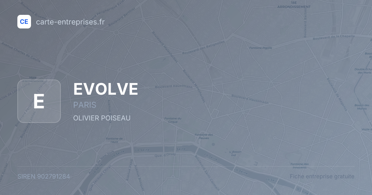 EVOLVE — 902791284 — fiche entreprise