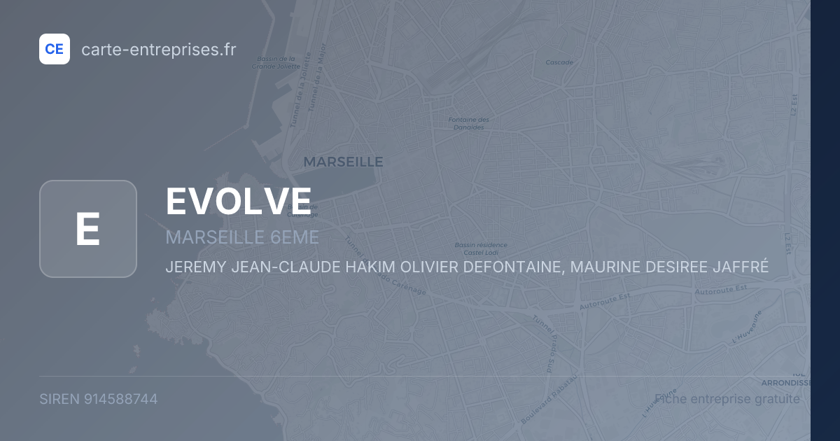 EVOLVE — 914588744 — fiche entreprise