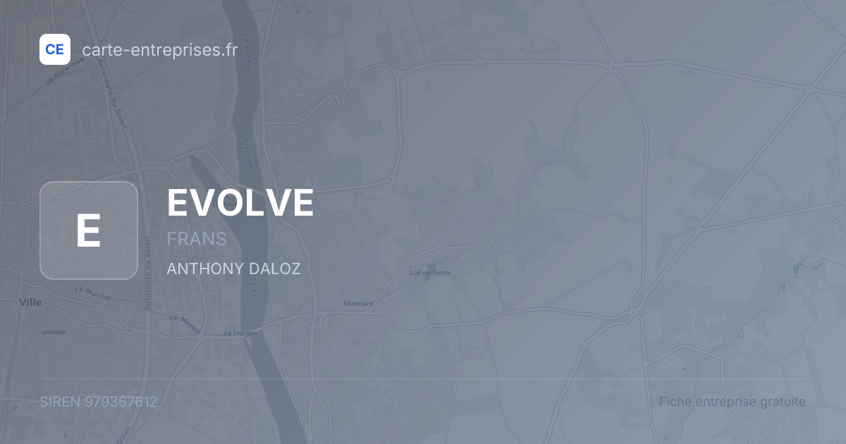 EVOLVE — 979367612 — fiche entreprise