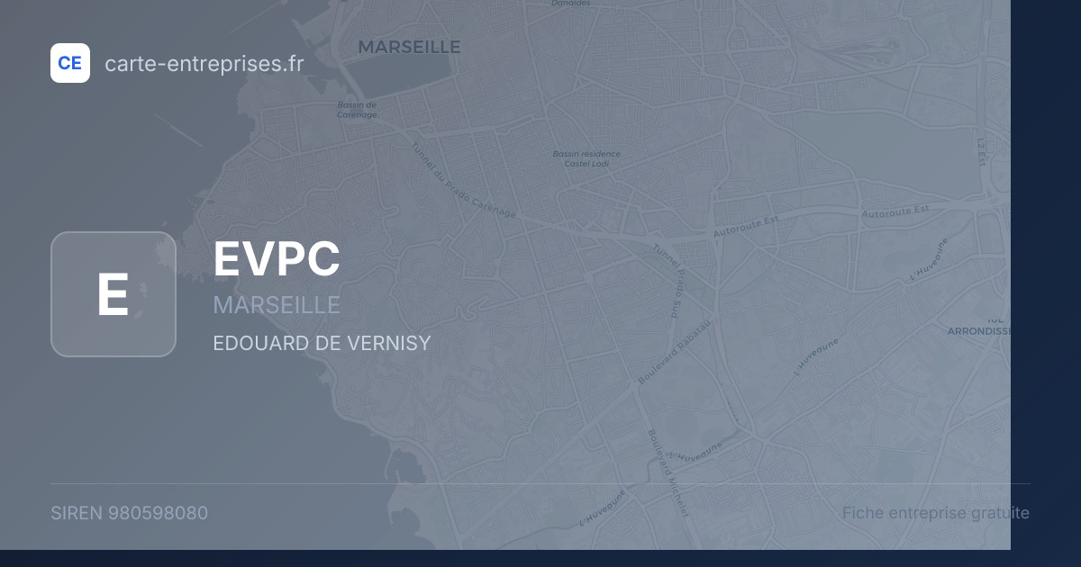 EVPC — 980598080 — fiche entreprise