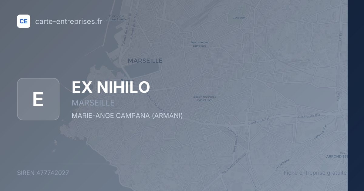 EX NIHILO — 477742027 — fiche entreprise