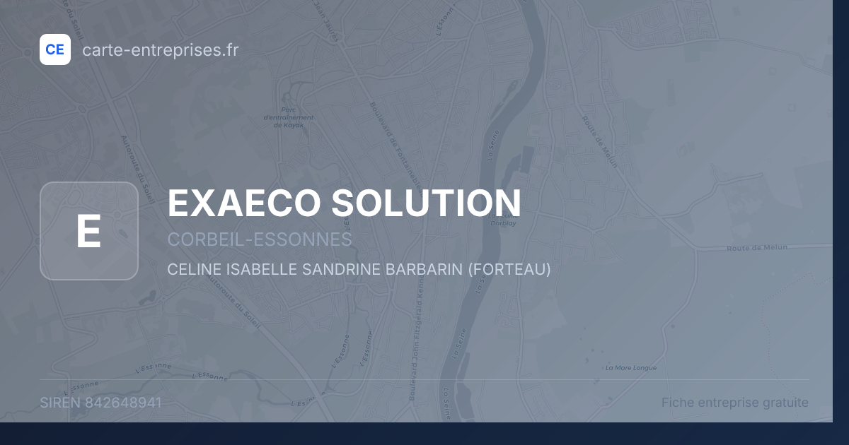 EXAECO SOLUTION — 842648941 — fiche entreprise