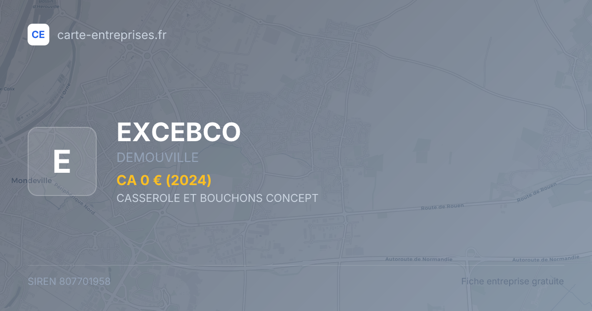 EXCEBCO — 807701958 — fiche entreprise