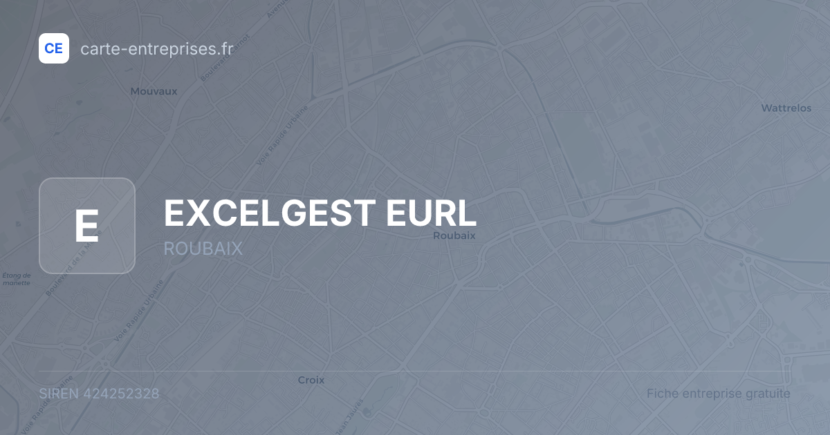 EXCELGEST EURL — 424252328 — fiche entreprise