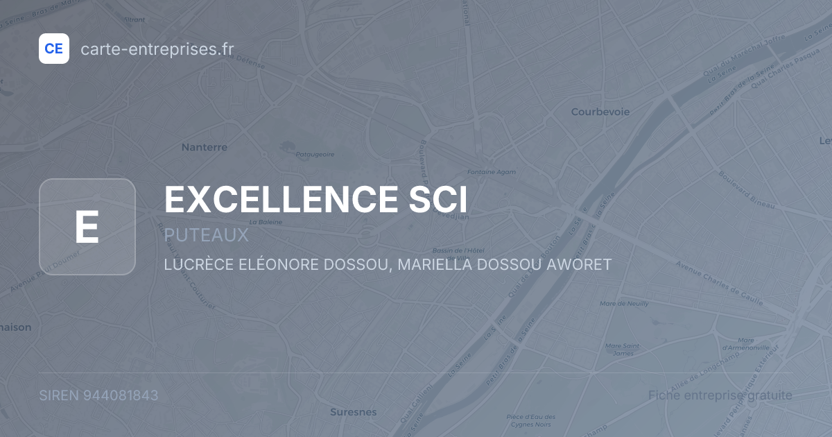 EXCELLENCE SCI — 944081843 — fiche entreprise