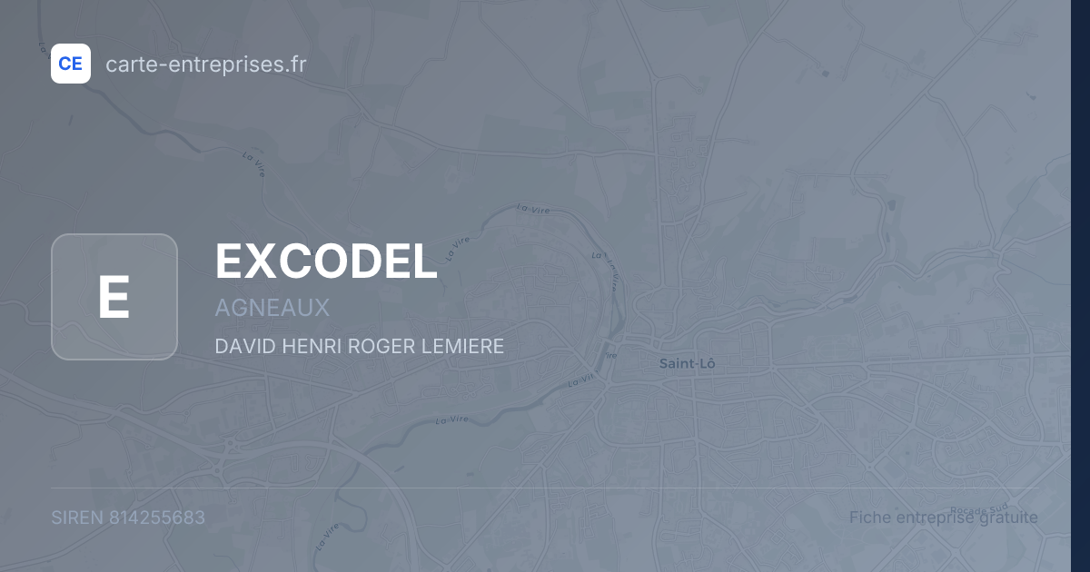 EXCODEL — 814255683 — fiche entreprise